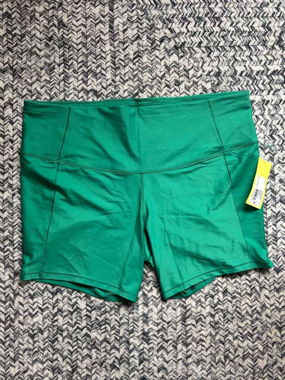 Target All In Motion Bright Green Women's High-Waist Bike Shorts 3X